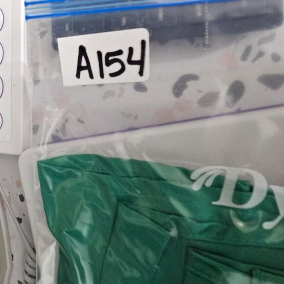 Japna XS Green Satin Slip Dress With Ruffled Details Side Slit Babydoll Side Zip - Picture 13 of 13